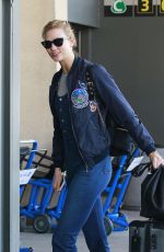 KARLIE KLOSS Heading to JFK Airport in New York 03/18/2016
