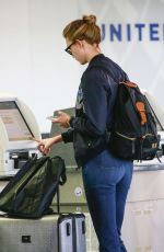 KARLIE KLOSS Heading to JFK Airport in New York 03/18/2016
