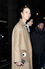KARLIE KLOSS Leaves Dior Afterparty in Paris 03/04/2016
