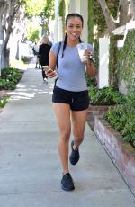 KARREUCHE TRAN in Shorts Out in Beverly Hills 03/17/2016