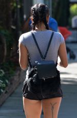 KARREUCHE TRAN in Shorts Out in Beverly Hills 03/17/2016