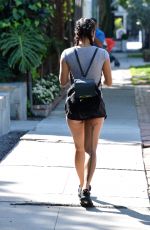 KARREUCHE TRAN in Shorts Out in Beverly Hills 03/17/2016