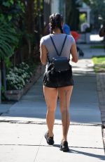 KARREUCHE TRAN in Shorts Out in Beverly Hills 03/17/2016