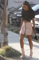 KARREUCHE TRAN in Skirt Out and About in Los Angeles 03/18/2016