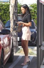 KARREUCHE TRAN in Skirt Out and About in Los Angeles 03/18/2016