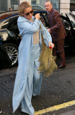 KATE HUDSON Arrives at BBC Radio 2 Studios in London 04/03/2016