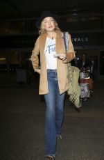 KATE HUDSON Arrives at LAX Airport in Los Angeles 03/06/2016
