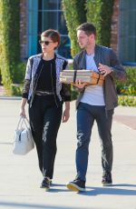 KATE MARA and Jamie Bell Leaves a Book Store in West Hollywood 02/29/2016