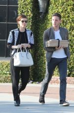 KATE MARA and Jamie Bell Leaves a Book Store in West Hollywood 02/29/2016