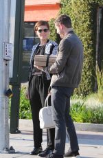 KATE MARA and Jamie Bell Leaves a Book Store in West Hollywood 02/29/2016