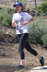 KATE MARA Out Jogging in Los Angeles 03/23/2016