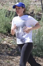 KATE MARA Out Jogging in Los Angeles 03/23/2016