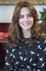 KATE MIDDLETON at Kensington Palace in London 03/10/2016