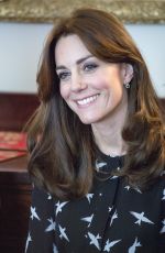 KATE MIDDLETON at Kensington Palace in London 03/10/2016