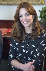 KATE MIDDLETON at Kensington Palace in London 03/10/2016