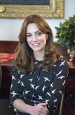 KATE MIDDLETON at Kensington Palace in London 03/10/2016