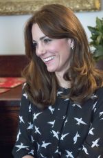 KATE MIDDLETON at Kensington Palace in London 03/10/2016