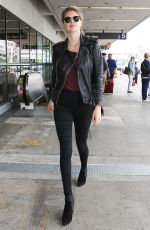 KATE UPTON Arrives at LAX Airport in Los Angeles 02/29/2016