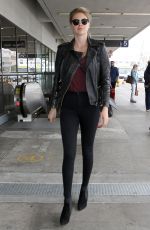 KATE UPTON Arrives at LAX Airport in Los Angeles 02/29/2016