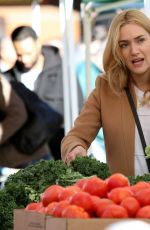 KATE WINSLET on the Set of 