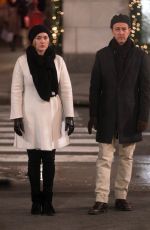 KATE WINSLET on the Set of Collateral Beauty in New York 03/03/2016