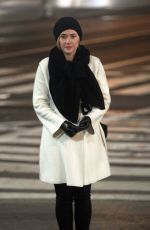 KATE WINSLET on the Set of Collateral Beauty in New York 03/03/2016