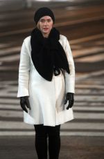 KATE WINSLET on the Set of Collateral Beauty in New York 03/03/2016