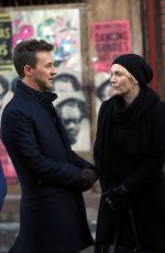KATE WINSLET on the Set of Collateral Beauty in New York 03/03/2016