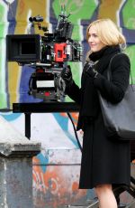 KATE WINSLET on the Set of 