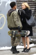 KATE WINSLET on the Set of 