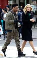 KATE WINSLET on the Set of 