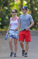 KATY PERRY and Orlando Bloom Out Hiking in Hawaii 02/27/2016