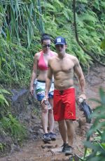 KATY PERRY and Orlando Bloom Out Hiking in Hawaii 02/27/2016