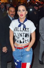 KATY PERRY Arrives and Performs at Radio City Music Hall in New York 03/02/2016