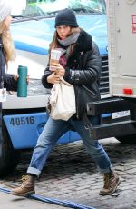 KEIRA KNIGHTLEY Arrives at "collateral Beauty