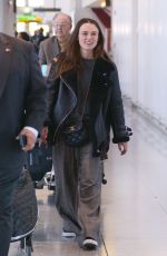 KEIRA KNIGHTLEY at JFK Airport in New York 02/28/2016