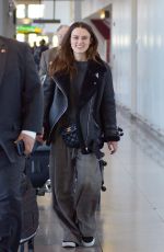 KEIRA KNIGHTLEY at JFK Airport in New York 02/28/2016