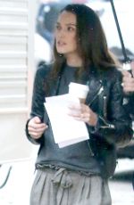 KEIRA KNIGHTLEY on the Set of 