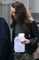 KEIRA KNIGHTLEY on the Set of 