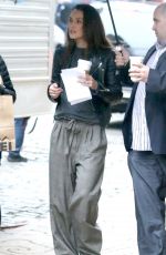 KEIRA KNIGHTLEY on the Set of 
