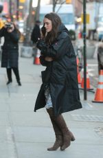 KEIRA KNIGHTLEY on the Set of 