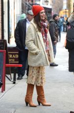 KEIRA KNIGHTLEY on the Set of 