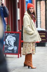 KEIRA KNIGHTLEY on the Set of 