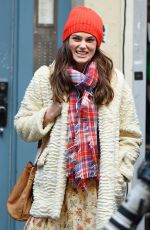 KEIRA KNIGHTLEY on the Set of 