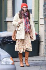 KEIRA KNIGHTLEY on the Set of 