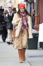 KEIRA KNIGHTLEY on the Set of 