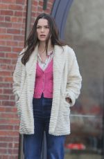 KEIRA KNIGHTLEY on the Set of 