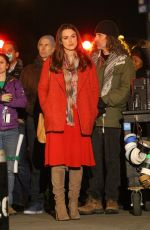 KEIRA KNIGHTLEY on the Set of 