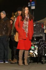 KEIRA KNIGHTLEY on the Set of 