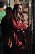 KEIRA KNIGHTLEY on the Set of 